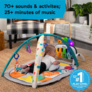 Baby Einstein, 4 in 1 Kickin' Tunes Play Mat with 70+ Sounds, 25+ Minutes of Music, Activity Mat with Piano and Lights, Play Mat with Play Arch and Removable Baby Toys, from Birth