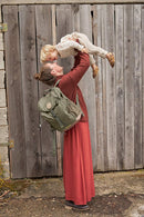 LÄSSIG Baby Wickelrucksack mit Wickelunterlage, Kinderwagenbefestigung, Flaschenwärmer wasserabweisend nachhaltig produziert/Outdoor Backpack, olive