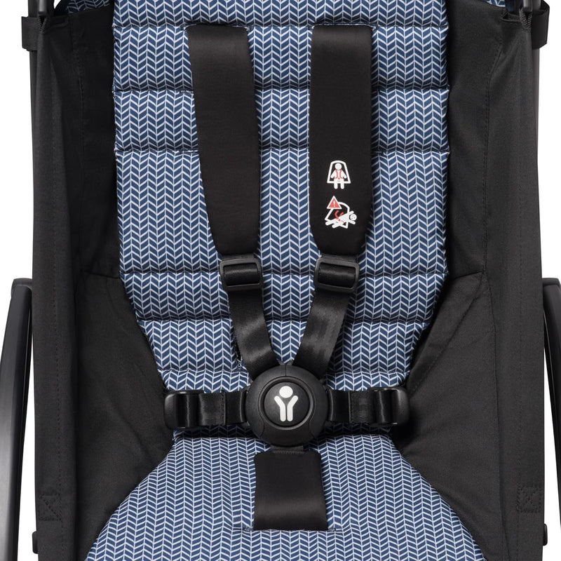 BABYZEN YOYO2 Kompletter Kinderwagen - Inklusive YOYO 0+ Neugeborenen Set (Air France Blue), Kinderwagengestell (White) & 6+ Textilset (Air France Blue) - für Kleinkinder bis 22 kg