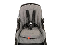 Kaiser 6537870 Sommer Komfortauflage Kinderwagenauflage Kinderwageneinlage Sitzauflage"Crown", anthracite melange