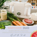 BÉABA - Babycook Duo - 4 in 1 Babynahrungszubereiter- weiß/silber