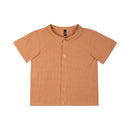 PURE PURE by Bauer | Mini-Kragen-Shirt | Caramel