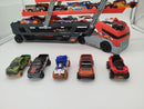 Hot Wheels Modellautos Set – Autotransporter & 44 Fahrzeuge
