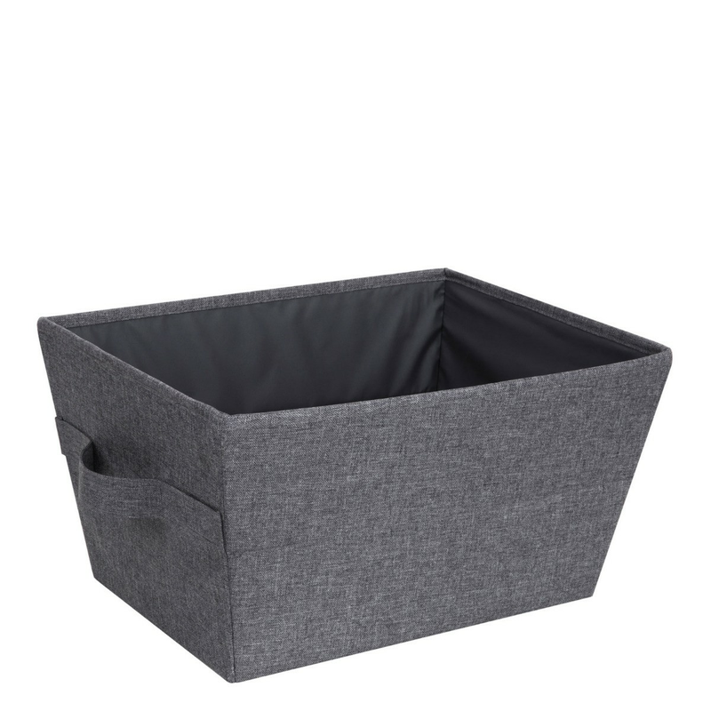 Bigso Box of Sweden Tapered Storage Basket Organizer medium Grey