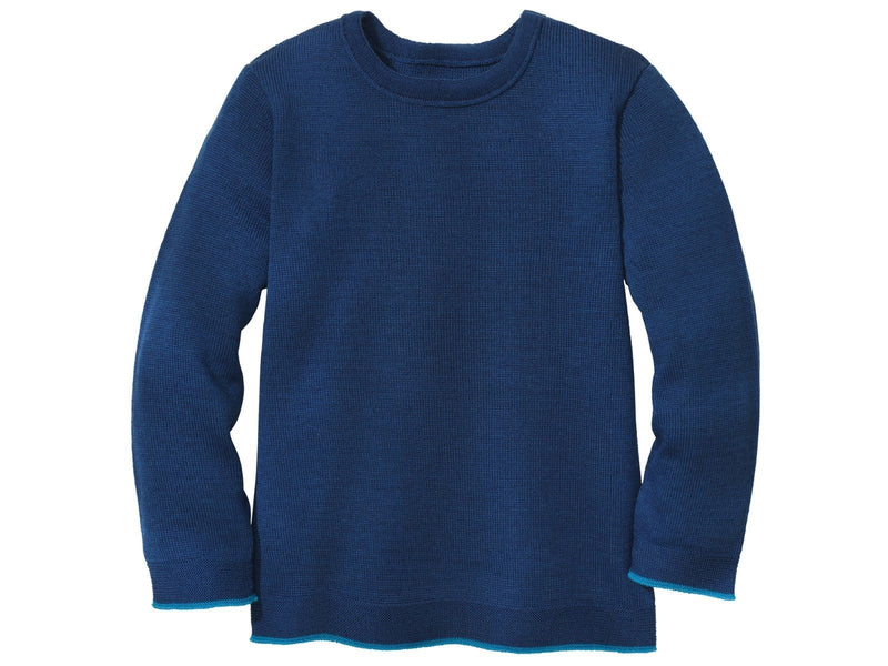 Disana 100% Wolle Kinder Strickpullover marine* 104 | 4yrs, 98 | 3yrs