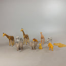 Bundle Safari Set von 10 Tierfiguren aus Kunststoff
