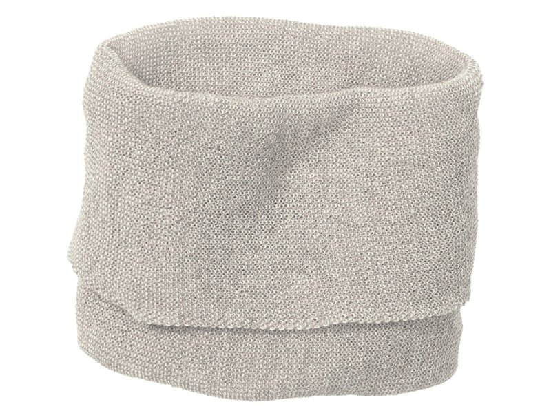 Disana Kinder 100% Bio-Merinowolle Schlauch-Schal melange-hellgrau°* 104 | 4yrs, 110 | 5yrs, 116 | 6yrs, 98 | 3yrs