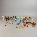 Bundle Playmobil Set von 15 Figuren & Pferde, gebraucht, ab 6 Jahre 