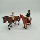 Schleich Bundle Set von 7 Pferde & Reiter Figuren