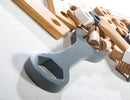 Werkzeugkiste für Kinder, Holzwerkzeugkasten, Holzbaukasten inklusive 22-teiligem Werkzeug – Detailbild (11/18)