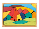 NIC Bauklötze "Fantasie-Landschaft" aus Holz Montessori