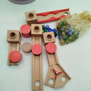Murmelbahn Marble Run 40-teilig Holzbauklötze Set