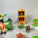 Zoo-Spielset – Tierfiguren & Zoowärter, Set von 12