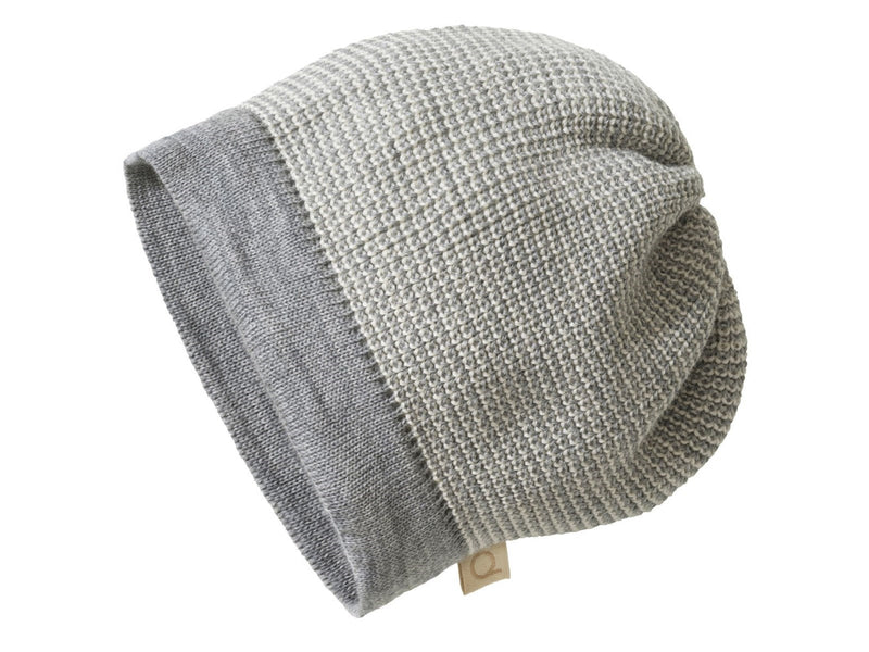 Disana Beanie 100% Wolle melange-hellgrau 41 - 42 cm Kopfumfang, 43 - 44 cm Kopfumfang, 45 - 46 cm Kopfumfang