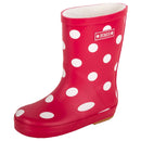 BMS Gummistiefel Naturkautschuk Punkte rot 24 Schuhgröße
