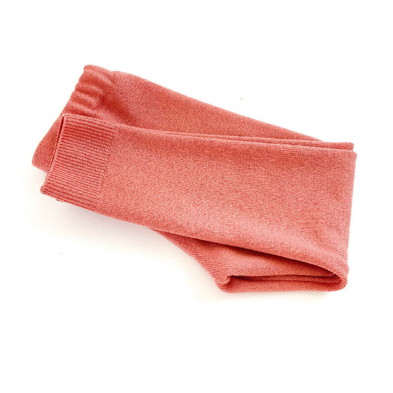 kronjuwel Leggings Schmale Hose 92/98 lachsrosa 100% Merinowolle Upcycling