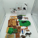 Schleich Bundle Wildtierstation 6x Tiere & Figur