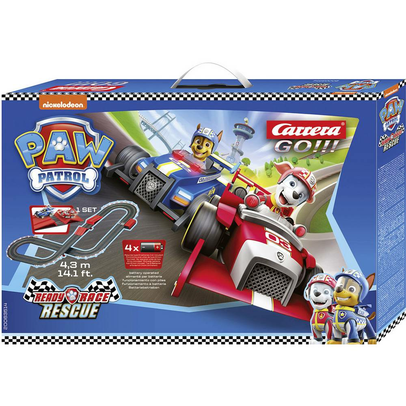 Carrera 20063514 GO Paw Patrol - Ready, Race & Rescue Start-Set Spielzeug Kinder