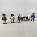 Playmobil Bundle Polizei Figuren Motorrad Hund