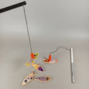 Janod Bundle Set von 12 Holzfische & Angelruten Angelspiel