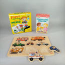 Kärnan, Playland, Goki Spieleset für Kinder: Memo, Puzzle & Fühlspiel