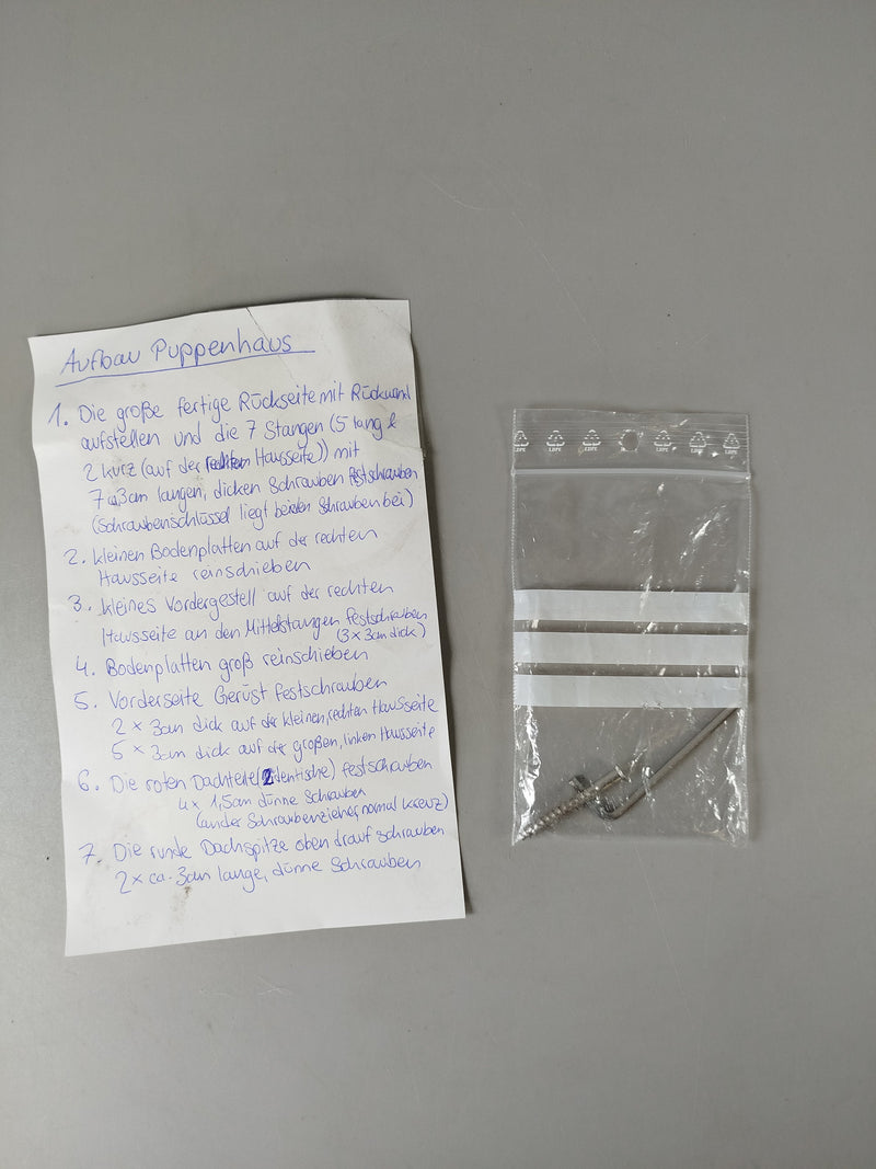 Puppenhaus mit Möbeln & Zubehör – großes Spielhaus Set für Kinder