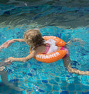 FREDS SWIM ACADEMY SWIMTRAINER Classic Orange - für Kinder von 2 bis 6 Jahren, Schwimmhilfe zur Entwicklung der Koordination von Arm- und Beinbewegungen, für Anfänger und Fortgeschrittene
