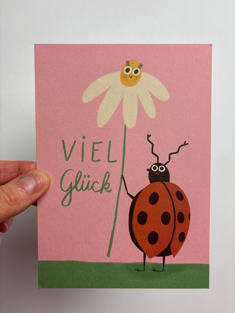 Viel Glück • Postkarte