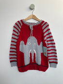 Pullover Elefant • 110 • handmade