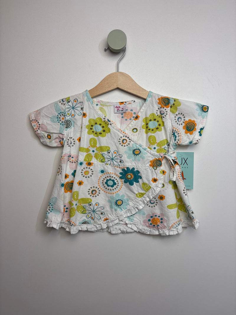 Wickelbluse Blumen • 86 • little girl