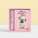 STUDIO PETS – NOTIZBUCH "LITTLE BOOKWORM" (A6) INKL. STIFT