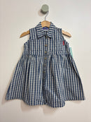 kariertes Vintage Kleid • 86 • topolino