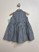 kariertes Vintage Kleid • 86 • topolino