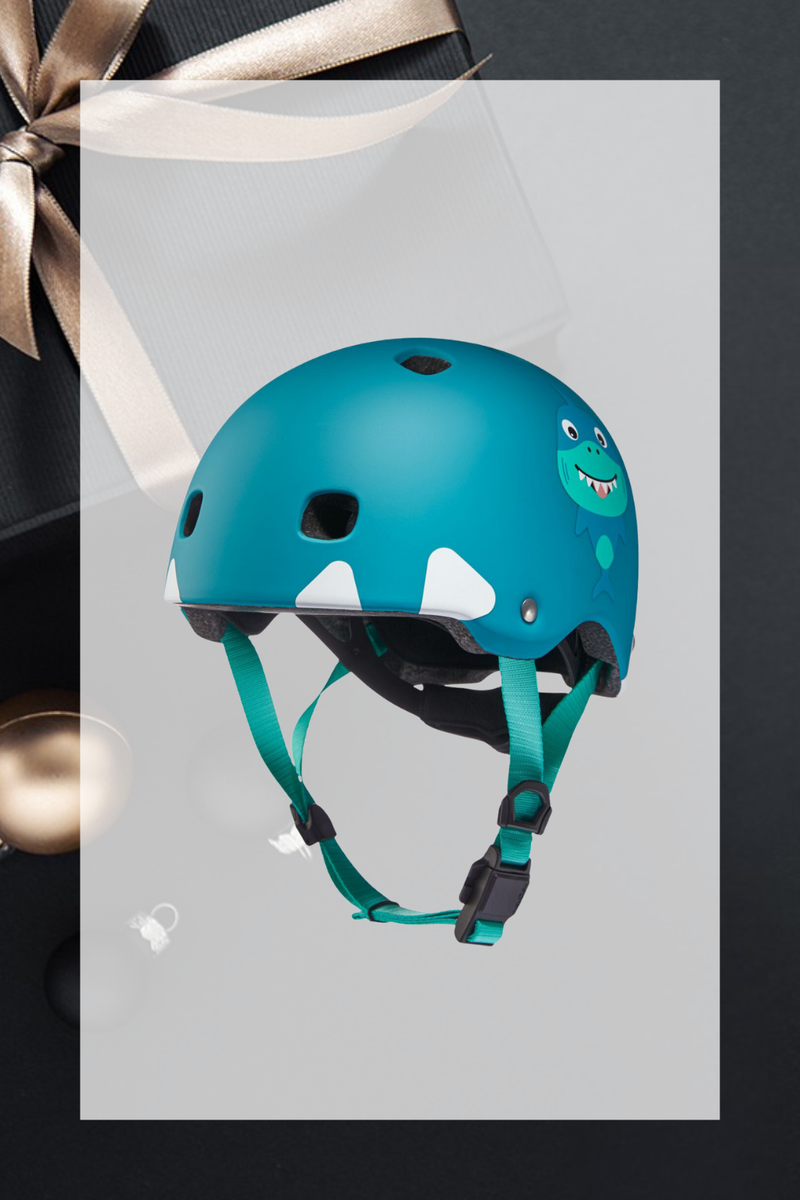 Micro Helm Shark by Affenzahn - Kinderhelm 48–56 cm | Scooter, Rad & Skate