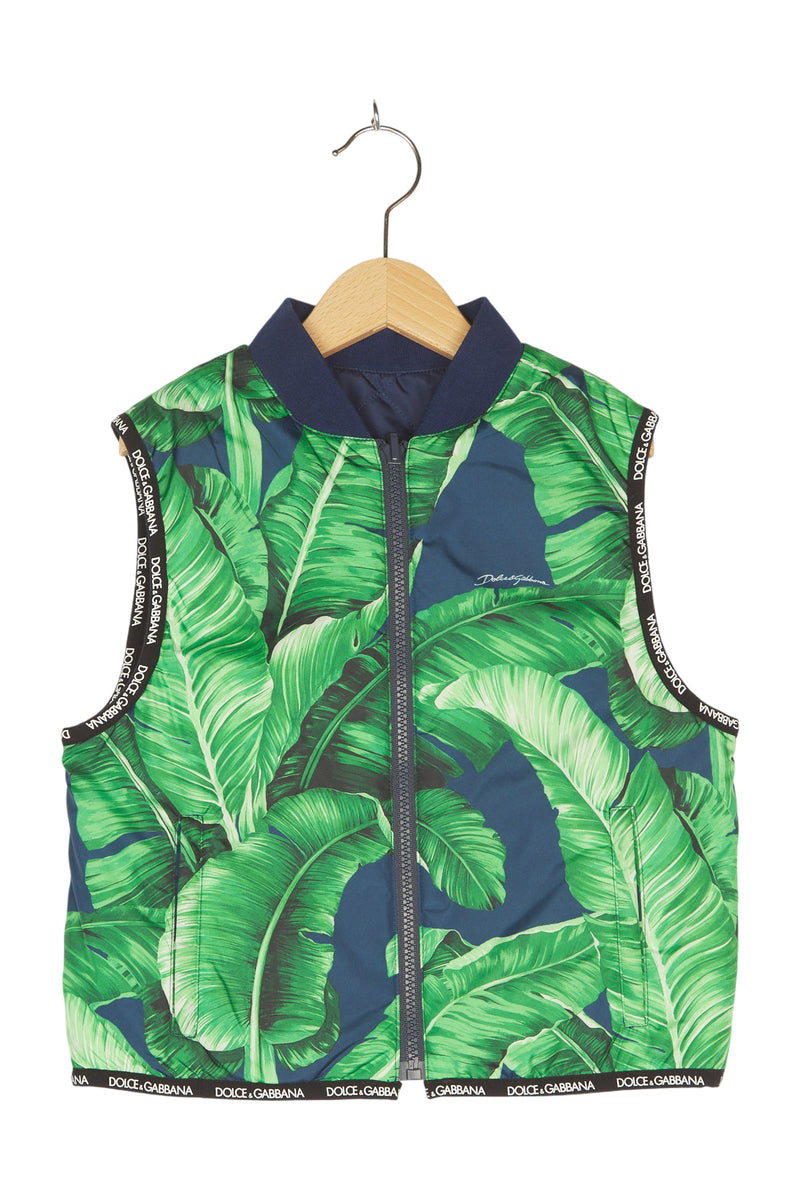 Dolce & Gabbana Weste Leaf Print