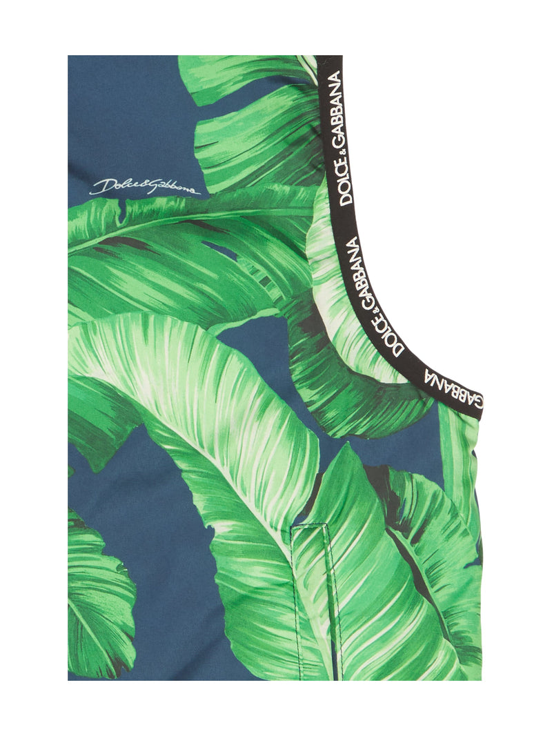 Dolce & Gabbana Weste Leaf Print