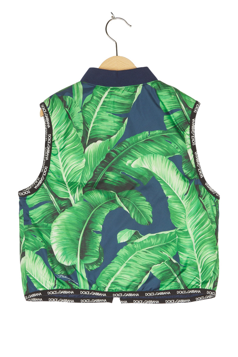 Dolce & Gabbana Weste Leaf Print