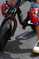 micro balance bike black