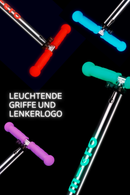 Maxi Micro Deluxe Glow LED Kickboard Kinder 5–10 Jahre – leuchtend, höhenverstellbar, LED-Rollen – neu, Vorjahreskollektion