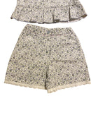 Blusen Hemden & Blusen Kleidung Set bluse & short ZARA Rear Image Second Hand