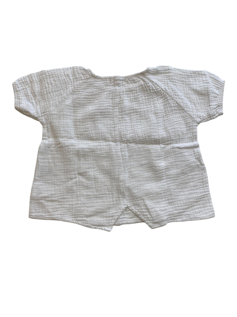 Blusen Hemden & Blusen Kleidung Muselin Top Merci Marie Rear Image Second Hand