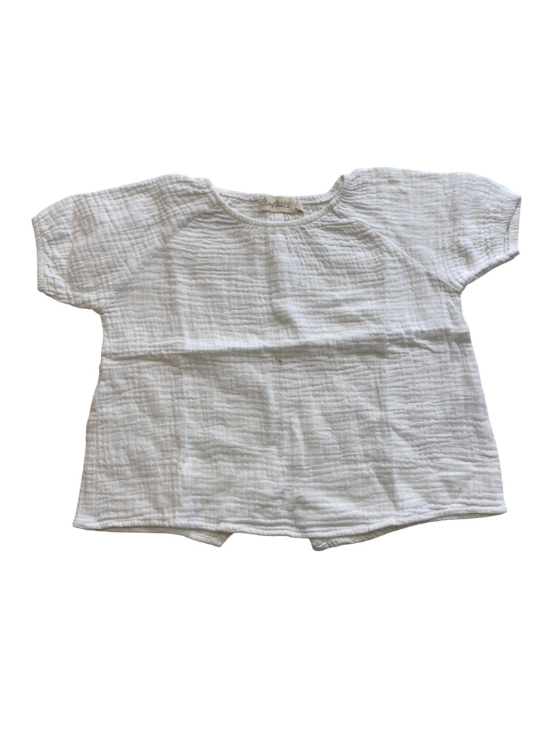 Blusen Hemden & Blusen Kleidung Muselin Top Merci Marie Front Image Second Hand