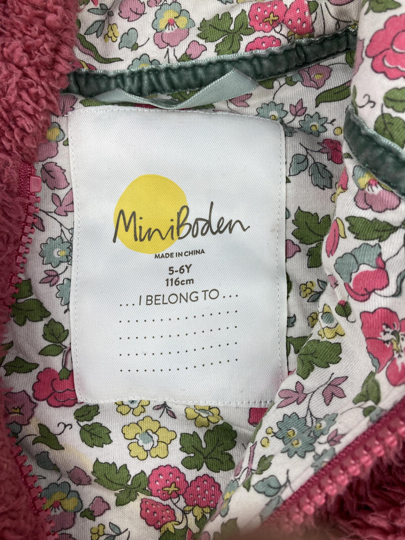 Mini Boden Teddyfell Fleecejacke 116 | 6yrs