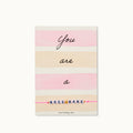 by Vivi Armband-Karte You are a BOSS*BABE DIN C6