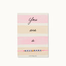 by Vivi Armband-Karte You are a BOSS*BABE DIN C6
