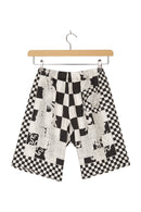 Versace Shorts Kurze Hose Seide Kariert