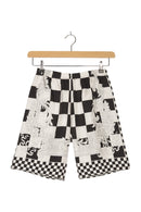 Versace Shorts Kurze Hose Seide Kariert