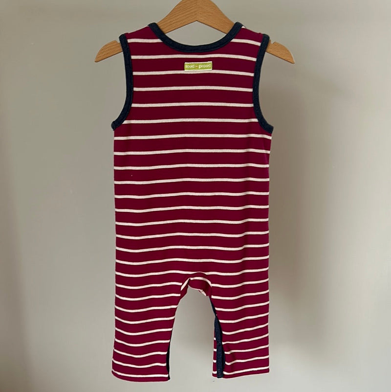 loud+proud reversible romper knit - size 74/80 