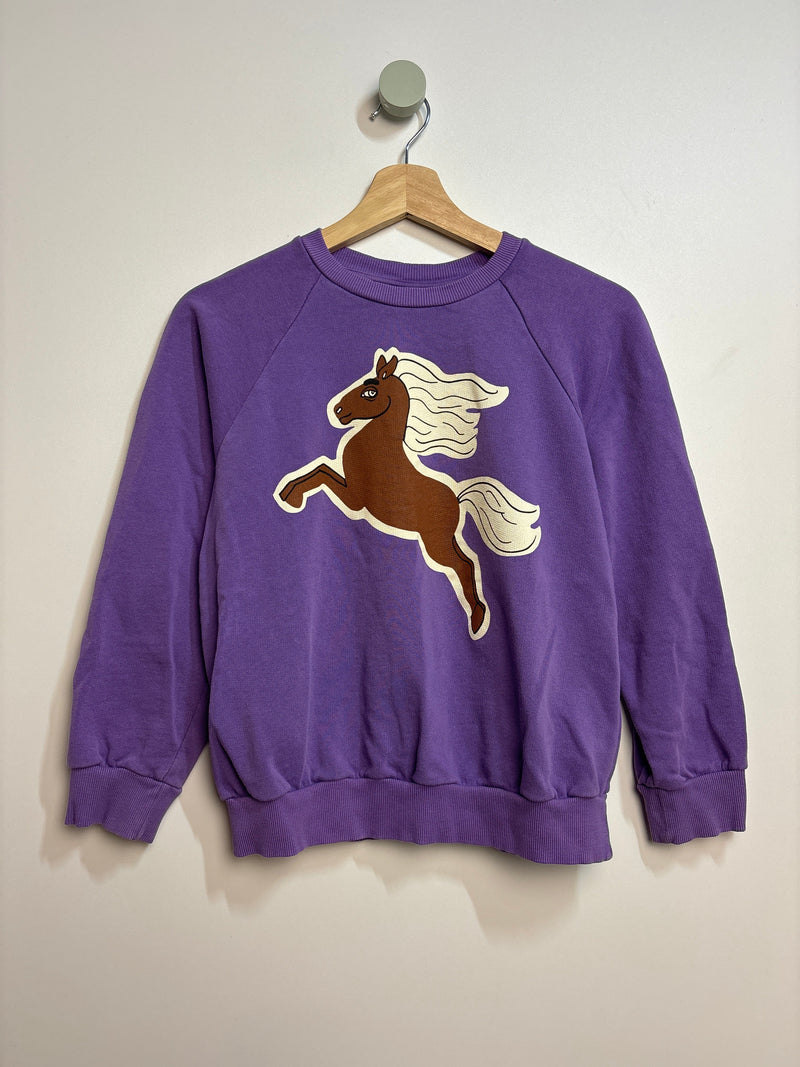 Sweatshirt Pferd • 134 • mini rodini