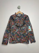 Blümchen Bluse mit Rüschen• 134 • bonpoint